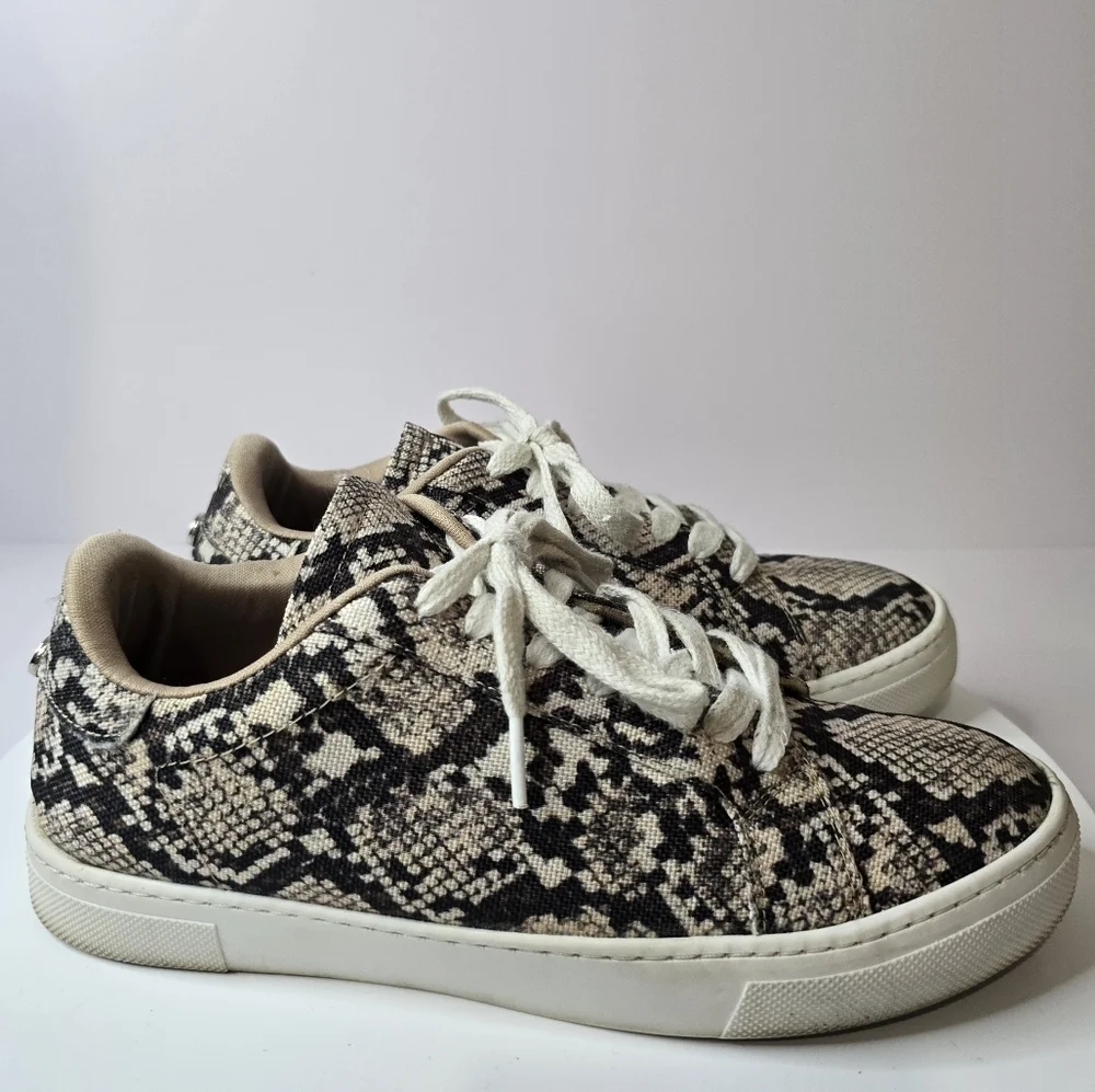 ⭐️40% Off⭐️ Steve Madden Vonn Snakeskin Print Canvas Sneakers